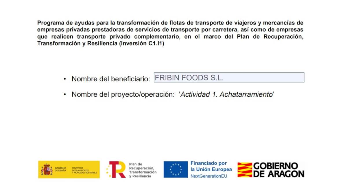 Programa de ayudas para la transformación de flotas de transporte de viajeros